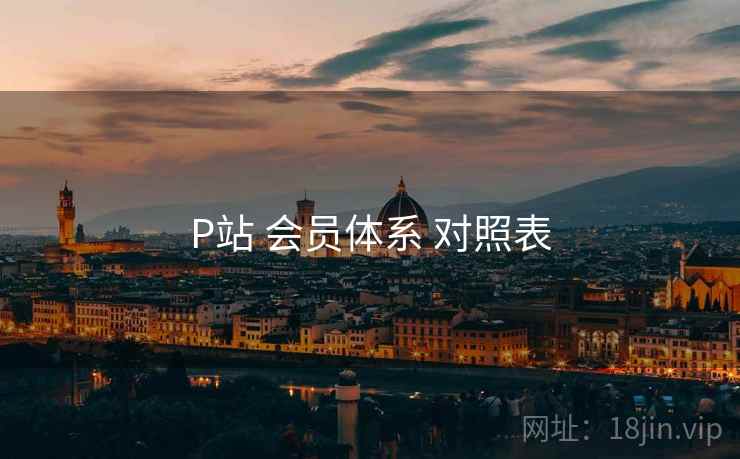 P站 会员体系 对照表 P站 会员体系 对照表
