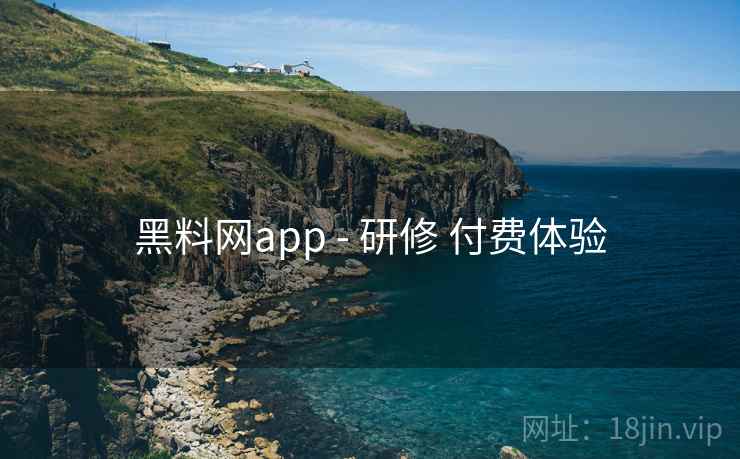 黑料网app - 研修 付费体验
